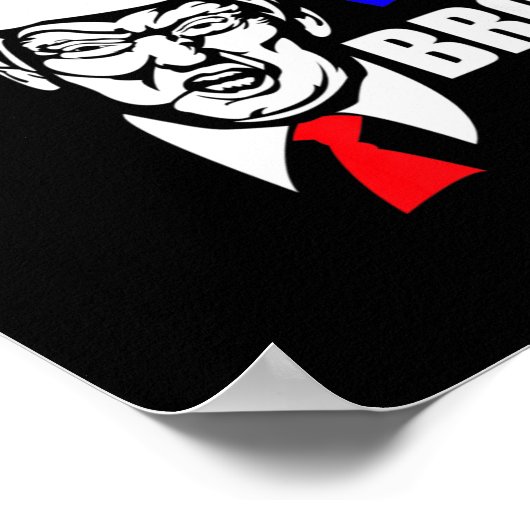 Trump kom op me bro grappig poster (Hoek)