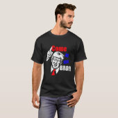Trump kom op me bro grappig t-shirt (Voorkant volledig)