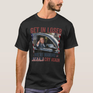 Trump komt in de verliezer en we laten de liberale t-shirt