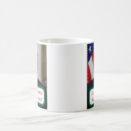 Trump komt naar huis voor kerst koffiemok (Center)