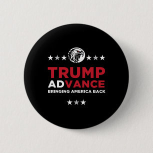 Trump komt vooruit Trump Vance Republikeinse VP-no Ronde Button 5,7 Cm