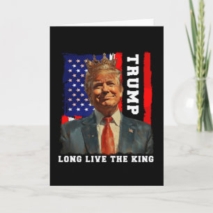 Trump Koning President Lang Leve De Koning Trump Kaart