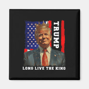 Trump Koning President Lang Leve De Koning Trump Magneet