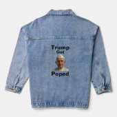 Trump Kreeg Poped Denim Jas Jacket (Achterkant)