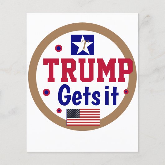 Trump krijgt het! (Achterkant)