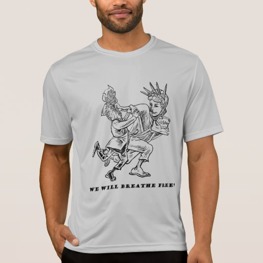 Trump krijgt T-shirt Heisman (met tekst) (Voorkant)