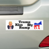 Trump kust mijn Bumpersticker (Op auto)