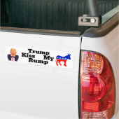 Trump kust mijn Bumpersticker (Op Truck)