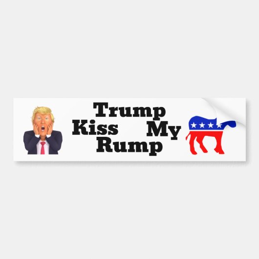 Trump kust mijn Bumpersticker (Voorkant)