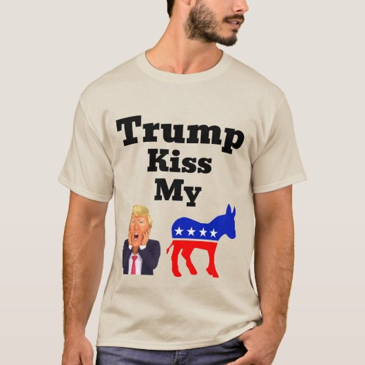 Trump kust mijn T-shirt (Voorkant)