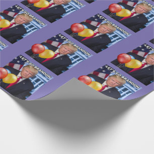 TRUMP LAAT BRANDON BIRTHDAY WRAPPING PAPIER GAAN