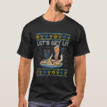 Trump laat lelijke Chanoeka trui aansteken T-shirt<br><div class="desc">Trump, laten we de lelijke Hannukah, Channukah, Chanoeka, Joodse Kerst aansteken? Hoe dan ook, hier is een geweldige grafisch ontwerpgeschenk voor volwassenen, kinderen, jongens en meisjes of iedereen die Chanoeka of bar mitswa viert en interesse heeft in de joodse traditie en cultuur</div>