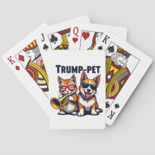 Trump laat Trump onze huisdieren weer veilig maken Pokerkaarten