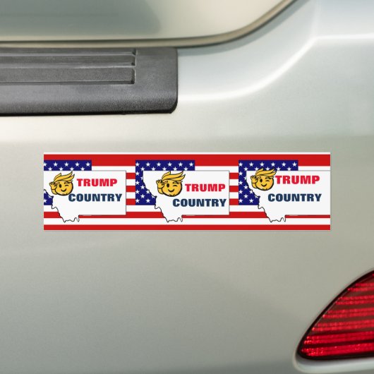 TRUMP LAND BUMPERSTICKER (Op auto)