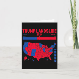 Trump Landslide 2024 Electoral Map 312 Winnende ka Kaart