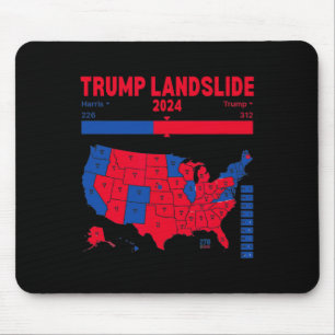 Trump Landslide 2024 Electoral Map 312 Winnende ka Muismat