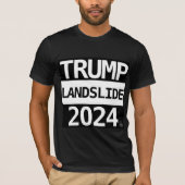 TRUMP LANDSLIDE 2024 T-SHIRT (Voorkant)