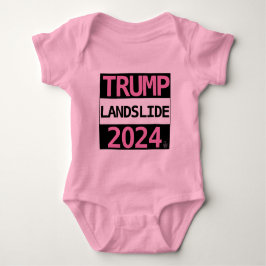 TRUMP LANDSLIDE 2024 voor BABY! Baby Bodysuit