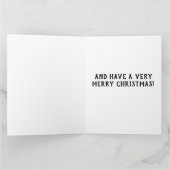 TRUMP LATEN BRANDON GAAN! CHRISTMAS-Wenskaarten Kaart (Binnen)