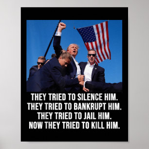 Trump leeft, Trump vecht - vecht - vecht 2024 Poster