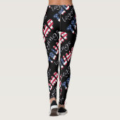 Trump Leggings aandacht patriottische elke kleur (Achterkant)