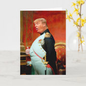 Trump legt Kaart voor verjaardag neer (Gele Bloem)