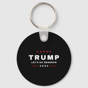 Trump Let's Go Brandon 4 juli 2024 Maga T-shirt Sleutelhanger