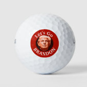 Trump Let's Go Brandon Golf Balls Golfballen (Voorkant)