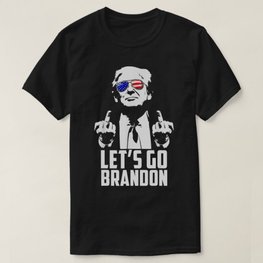 Trump Let's Go Branson Brandon Conservative US Fla T-shirt (Design voorkant)