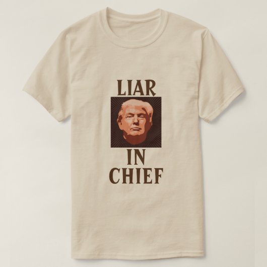 Trump leugenaar in T-shirt (Design voorkant)