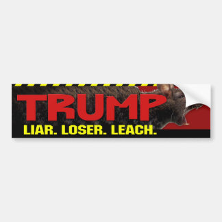 Trump - leugenaar, verliezer, perzik Bumpersticker