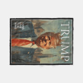 Trump leve de King Funny T - shirts Fleece Deken (Voorkant (Horizontaal))