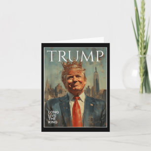 Trump leve de King Funny T - shirts Kaart