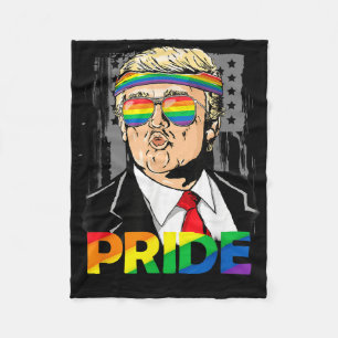 Trump LGBT Gay Pride Maand Lesbische Biual Transge Fleece Deken