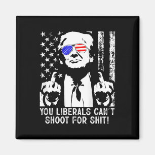 Trump: Liberalen kunnen niet schieten voor Amerika Magneet