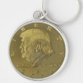 Trump Liberty Gold Coin Sleutelhanger (Voorkant)