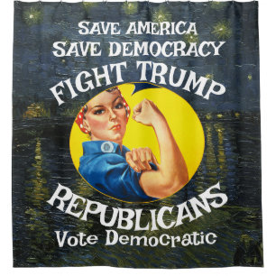 Trump Liberty Opschort Mid-Term Verkiezingen Hz Ws Douchegordijn