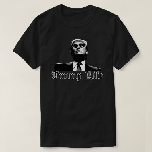 Trump LIfe, Thug Life Sticker T-shirt (Design voorkant)