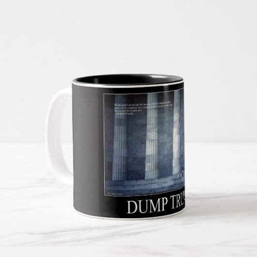 Trump Lincoln Quote Mok (Voorkant links)