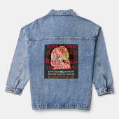 TRUMP LINCOLN SLAAPKAMER Ball Gag Donderdagen Denim Jacket (Achterkant)