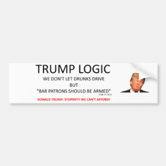 Trump Logic Bumpersticker