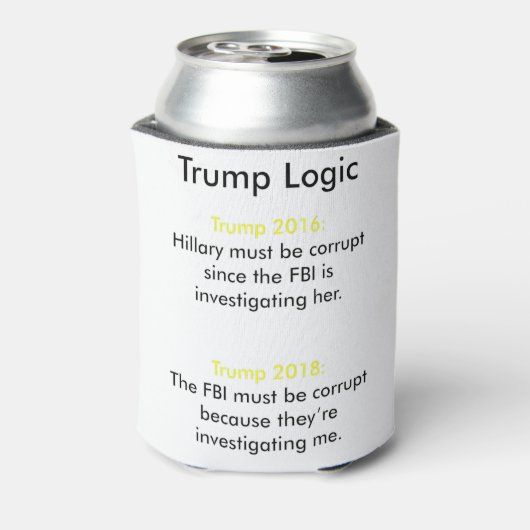 Trump-logica Blikjeskoeler (Blikje Achterkant)