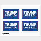 Trump Lol kwijt Rechthoekige Sticker (Vel)