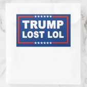 Trump Lol kwijt Rechthoekige Sticker (Tas)