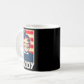 Trump looft pappie koffiemok (Voorkant links)