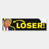 Trump Loser Anti-Trump Trust Lost Bumpersticker (Voorkant)