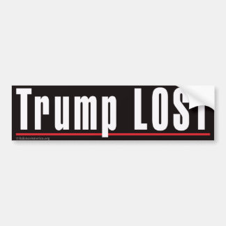 "Trump LOST"-Bumpersticker Bumpersticker