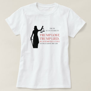 Trump Lost niemand boven de wet T-shirt