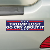 Trump Lost nog meer over IT anti-Trump Bumpersticker (Op auto)