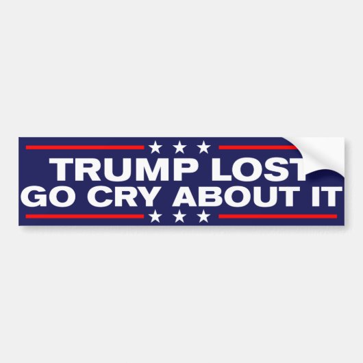 Trump Lost nog meer over IT anti-Trump Bumpersticker (Voorkant)